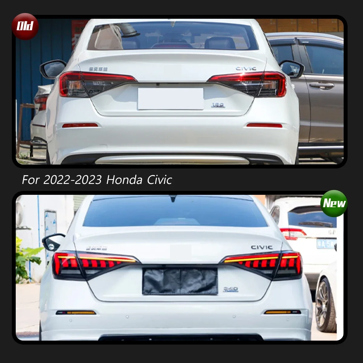TYPY Car Tail Lights For Honda Civic 2022-2023 LED Tail Lamps Daytime Running Lights Dynamic Turn Signals Car Accessories
TYPY Car Tail Lights For Honda Civic 2022-2023 LED Tail Lamps Daytime Running Lights Dynamic Turn Signals Car Accessories