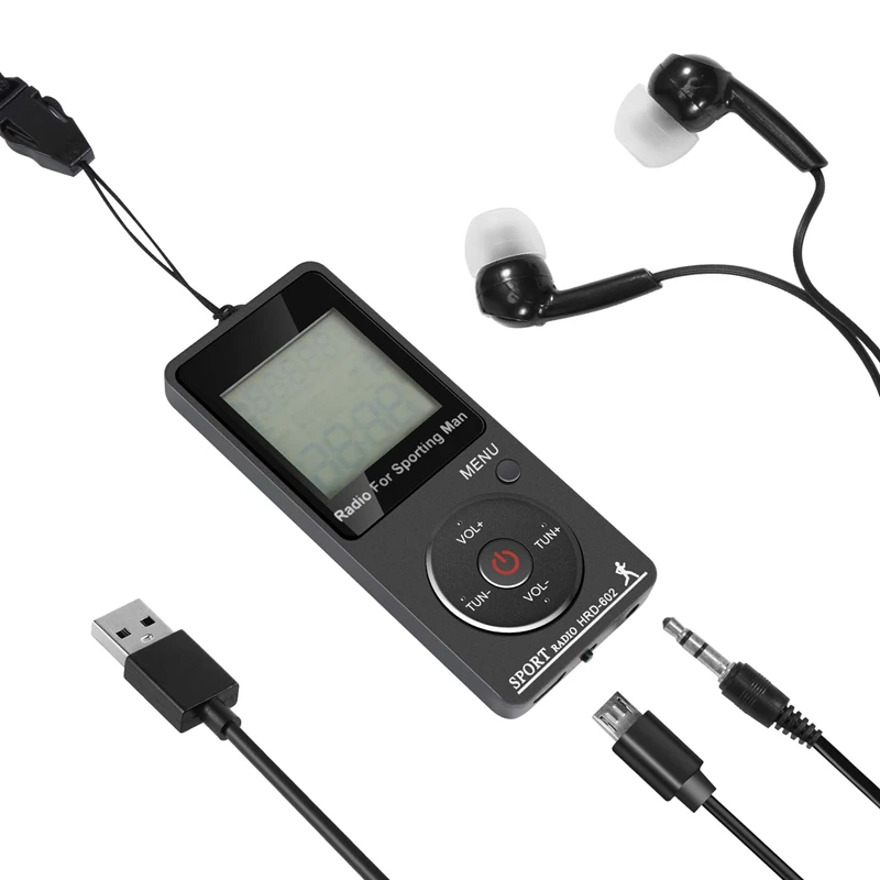 AM FM Portable Radio Personal Radio with Headphones Radio with Rechargeable Battery Digital Display Stereo Radio
AM FM Portable Radio Personal Radio with Headphones Radio with Rechargeable Battery Digital Display Stereo Radio