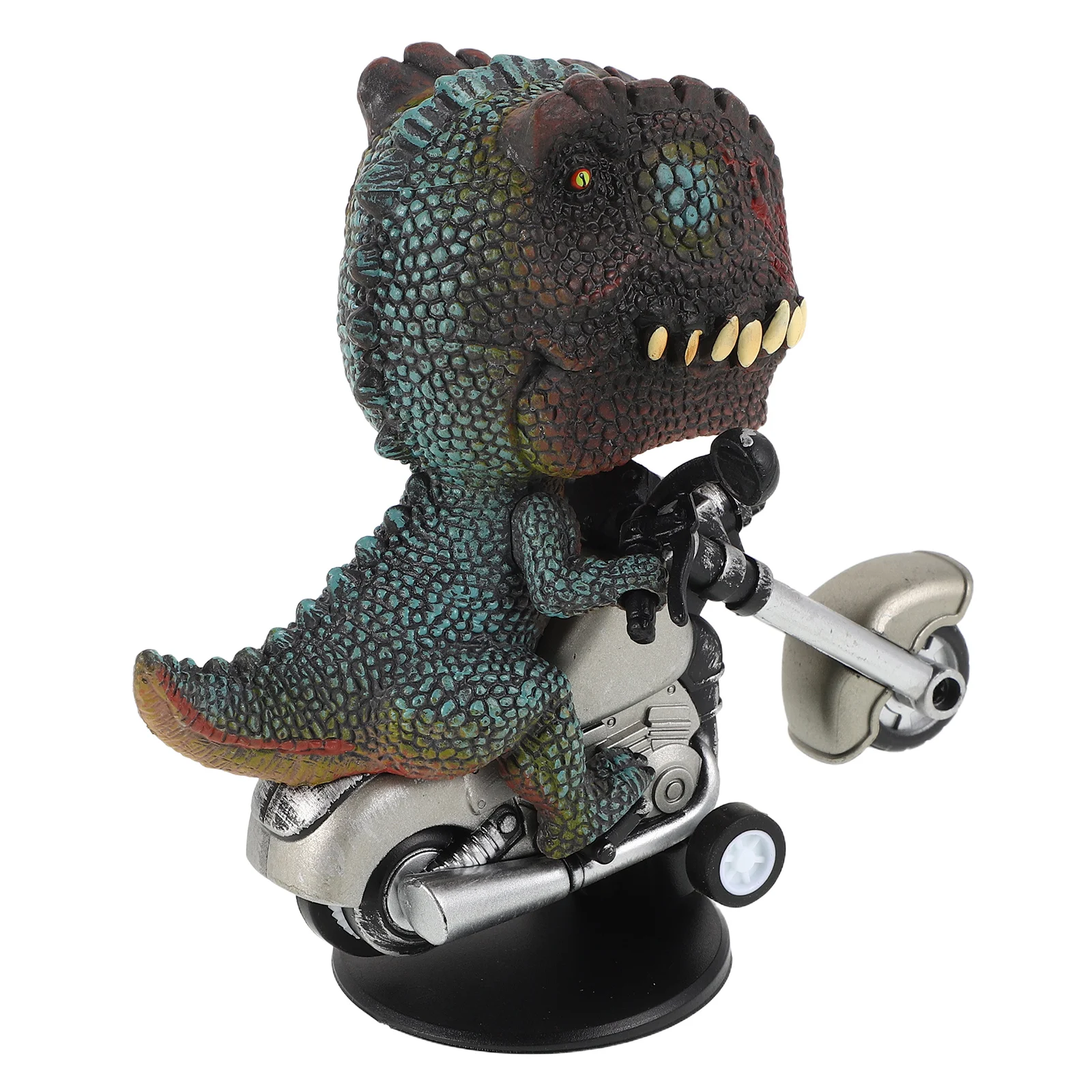 Motorcycle Dinosaur Ride Statue Creative Rotatable Decorative Models Desktop Decors Fun Great Materials Easy
Motorcycle Dinosaur Ride Statue Creative Rotatable Decorative Models Desktop Decors Fun Great Materials Easy