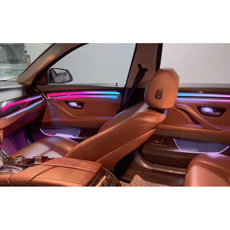 Hot-selling 64 Colors Dynamic Ambient Light for BMW 5 Series(F18/F10) 2011 to 2017 Interior Lighting Upgrade
Hot-selling 64 Colors Dynamic Ambient Light for BMW 5 Series(F18/F10) 2011 to 2017 Interior Lighting Upgrade