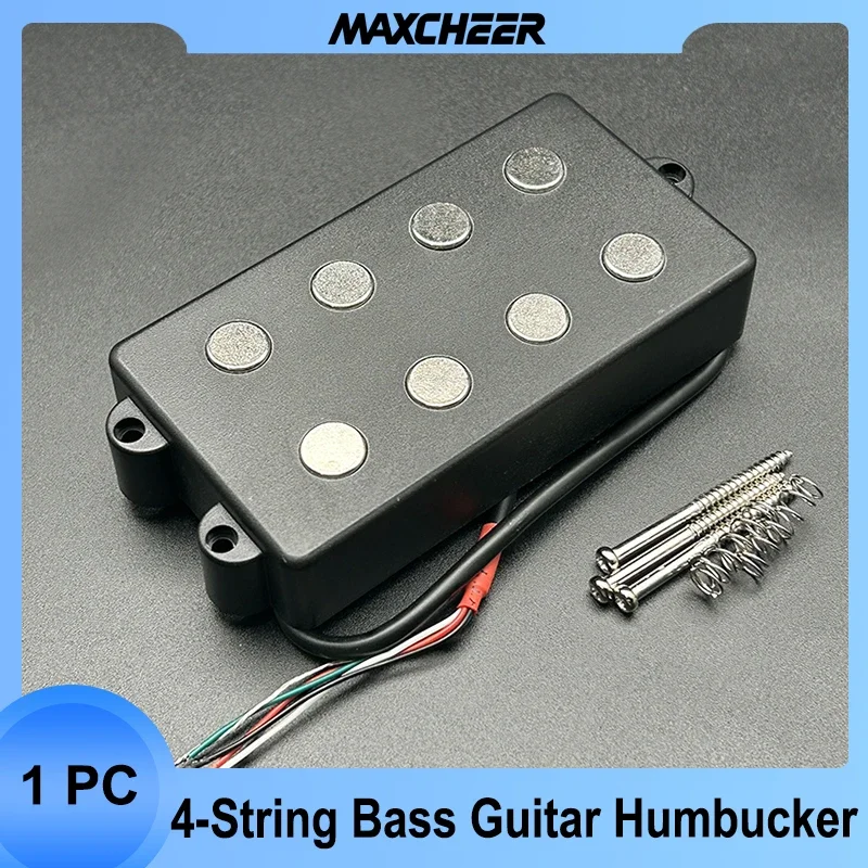 4/5-String Electric Bass Guitar Pickup Double Coil Humbucker Pickup Ceramic Magnet for Music Man Style Bass
4/5-String Electric Bass Guitar Pickup Double Coil Humbucker Pickup Ceramic Magnet for Music Man Style Bass