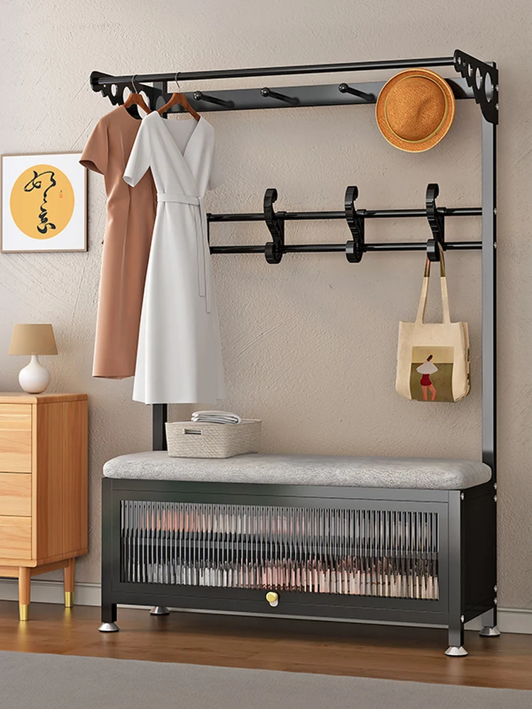Modern Minimalist Integrated Floor Standing Coat Rack Bedroom Doorway Shoe Bench Clothes And Shoe Hanger Nordic Style Storage...
Modern Minimalist Integrated Floor Standing Coat Rack Bedroom Doorway Shoe Bench Clothes And Shoe Hanger Nordic Style Storage...