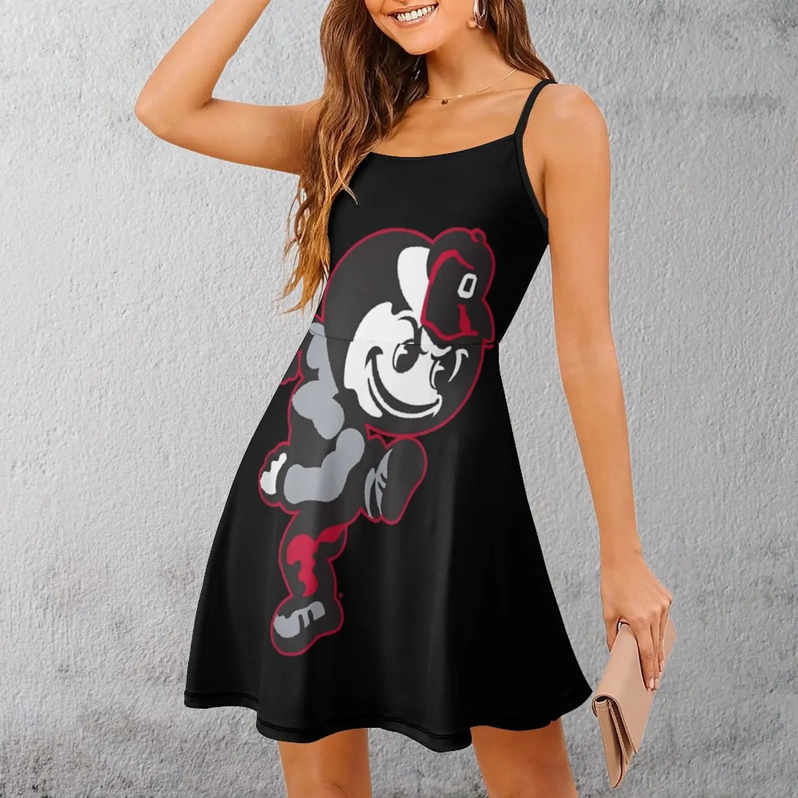 Bulldog Mascot Logo Women's Sling Dress Creative Exotic Woman's Clothing Humor Parties Strappy Dress
Bulldog Mascot Logo Women's Sling Dress Creative Exotic Woman's Clothing Humor Parties Strappy Dress