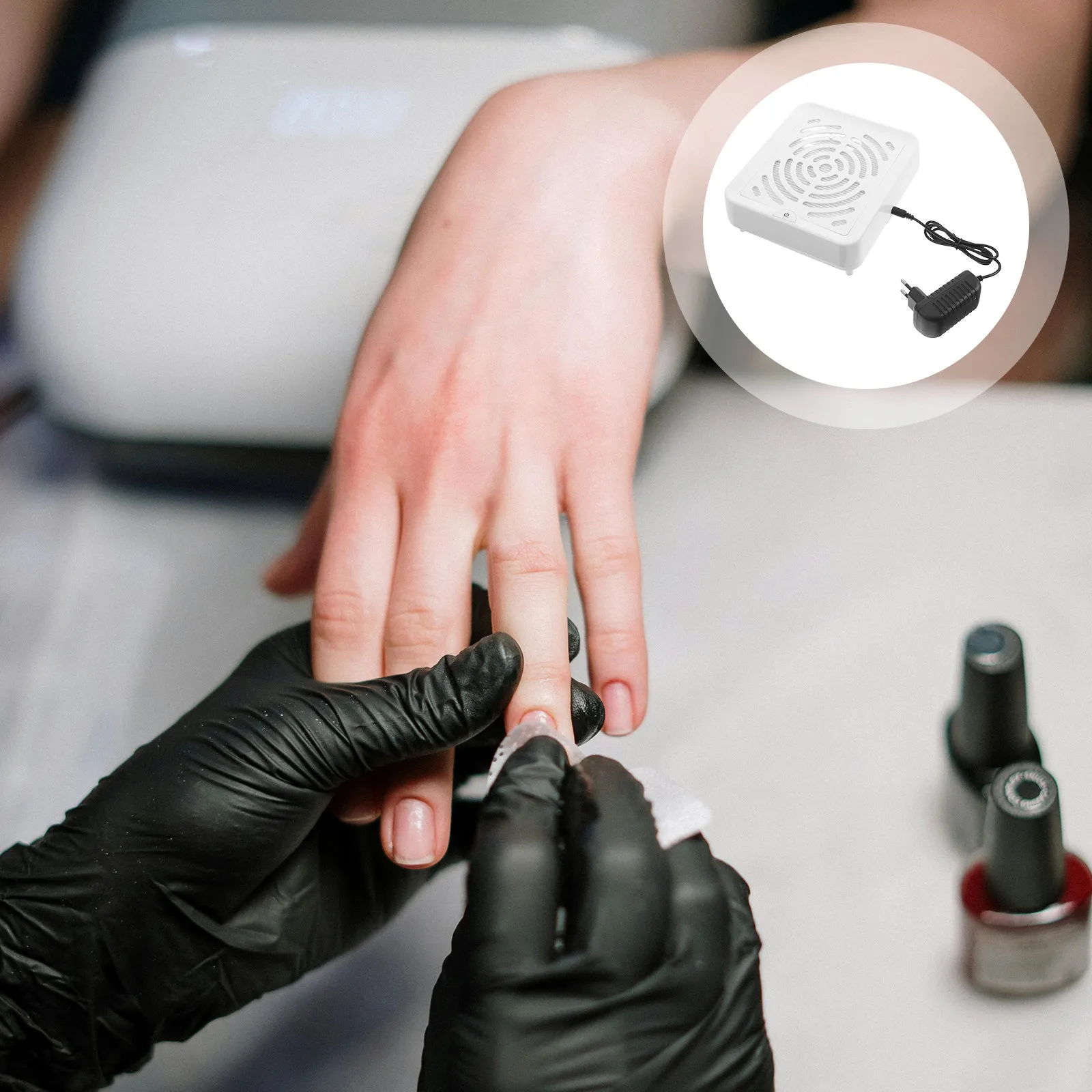 1Set Nail Dust Collector High Speed Suction Electric Vacuum Cleaner Professional Manicure Pedicure Nail Art Dust Extraction Fan
1Set Nail Dust Collector High Speed Suction Electric Vacuum Cleaner Professional Manicure Pedicure Nail Art Dust Extraction Fan