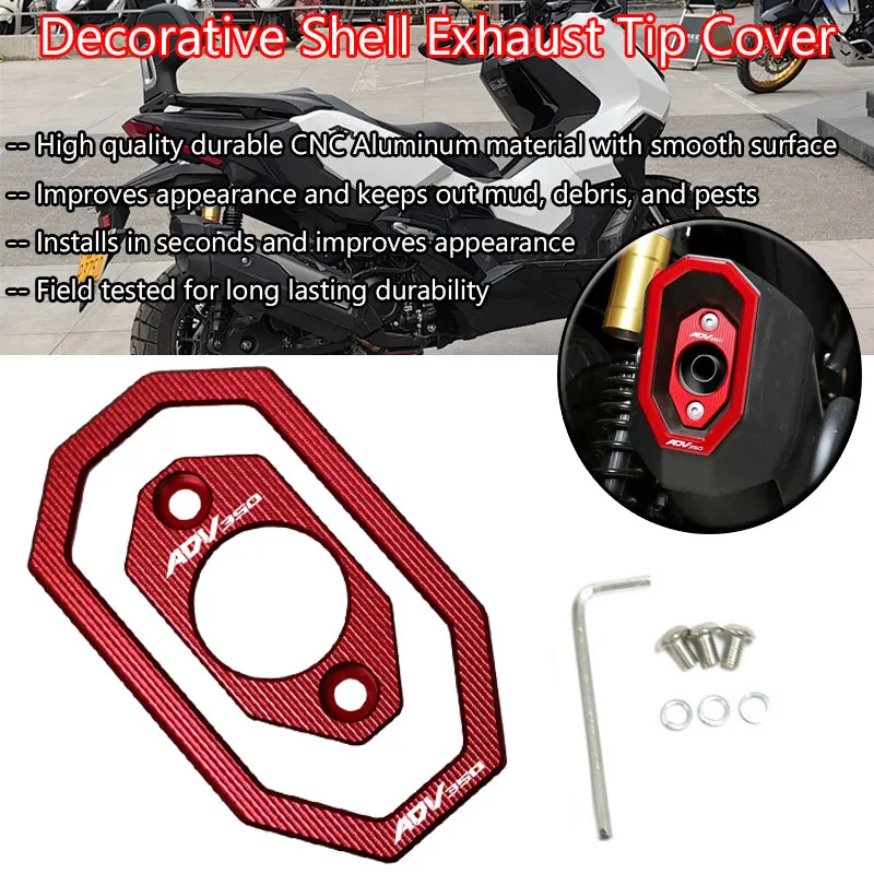 Motorcycle Accessories For HONDA ADV350 ADV 350 2025 Decorative Shell Exhaust Tip Cover Muffler Tail End Anti Collision Cover
Motorcycle Accessories For HONDA ADV350 ADV 350 2025 Decorative Shell Exhaust Tip Cover Muffler Tail End Anti Collision Cover