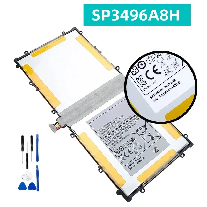 New Replacement Battery SP3496A8H For Samsung Google Nexus 10 GT-P8110 HA32ARB Tablet Battery 9000mAh+Free Tools
New Replacement Battery SP3496A8H For Samsung Google Nexus 10 GT-P8110 HA32ARB Tablet Battery 9000mAh+Free Tools