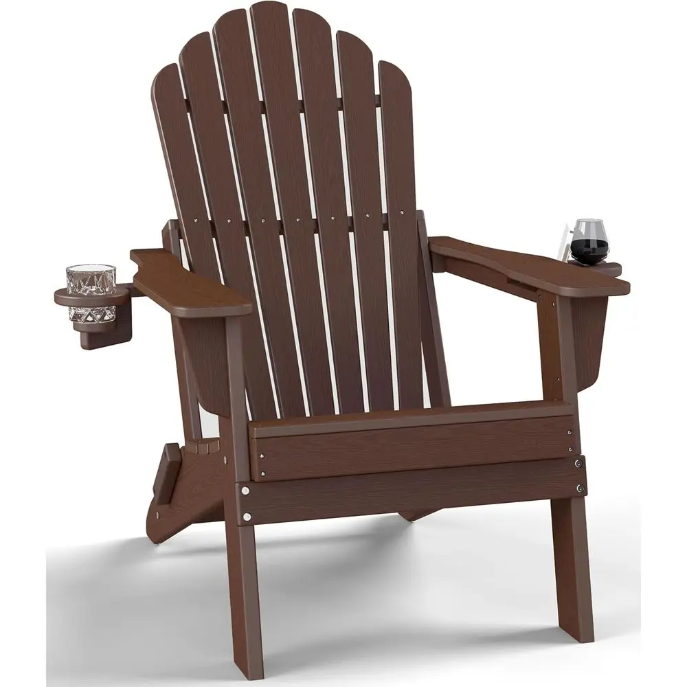 Upgraded 2026 All-Weather HDPE Patio Chair with Dual Cup Holders, Reinforced Seat, 37.8 Tall Ergonomic Backrest for Lawn, Garden
Upgraded 2026 All-Weather HDPE Patio Chair with Dual Cup Holders, Reinforced Seat, 37.8 Tall Ergonomic Backrest for Lawn, Garden