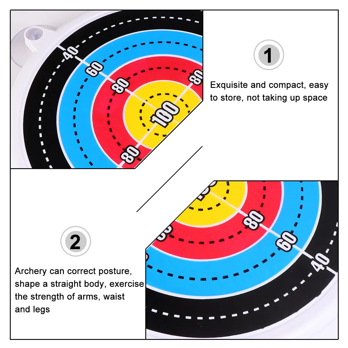 1Pcs Archery ABS Plastic Suction Arrow Target for Practice Home Garden Hanging Wall Bow Skill Training Equipment
1Pcs Archery ABS Plastic Suction Arrow Target for Practice Home Garden Hanging Wall Bow Skill Training Equipment