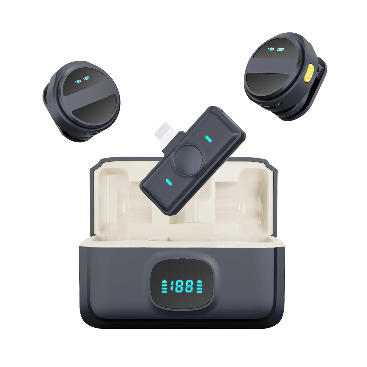 New Mini Lavalier Recording Noise Live 2 in 1 Microphone with Round Collar Clip Wireless Microphone for Podcast Clothes Clip
New Mini Lavalier Recording Noise Live 2 in 1 Microphone with Round Collar Clip Wireless Microphone for Podcast Clothes Clip