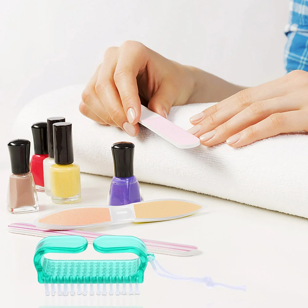 8Pcs Nail Brush Durable Plastic Nail Cleaning Fingernail Toenail Scrub Brush Portable Manicure Pedicure Cleaner
8Pcs Nail Brush Durable Plastic Nail Cleaning Fingernail Toenail Scrub Brush Portable Manicure Pedicure Cleaner