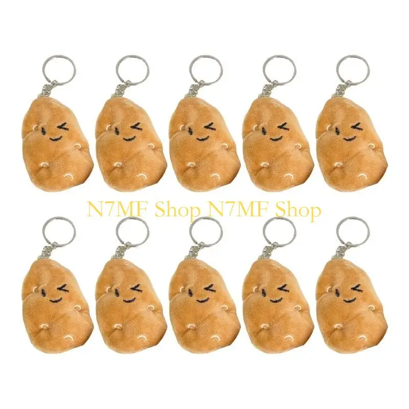 N7MF Set of 10 Fashionable Southern Potato and Brooch Collectible Plush Chain for Daily Use Creative Gift
N7MF Set of 10 Fashionable Southern Potato and Brooch Collectible Plush Chain for Daily Use Creative Gift