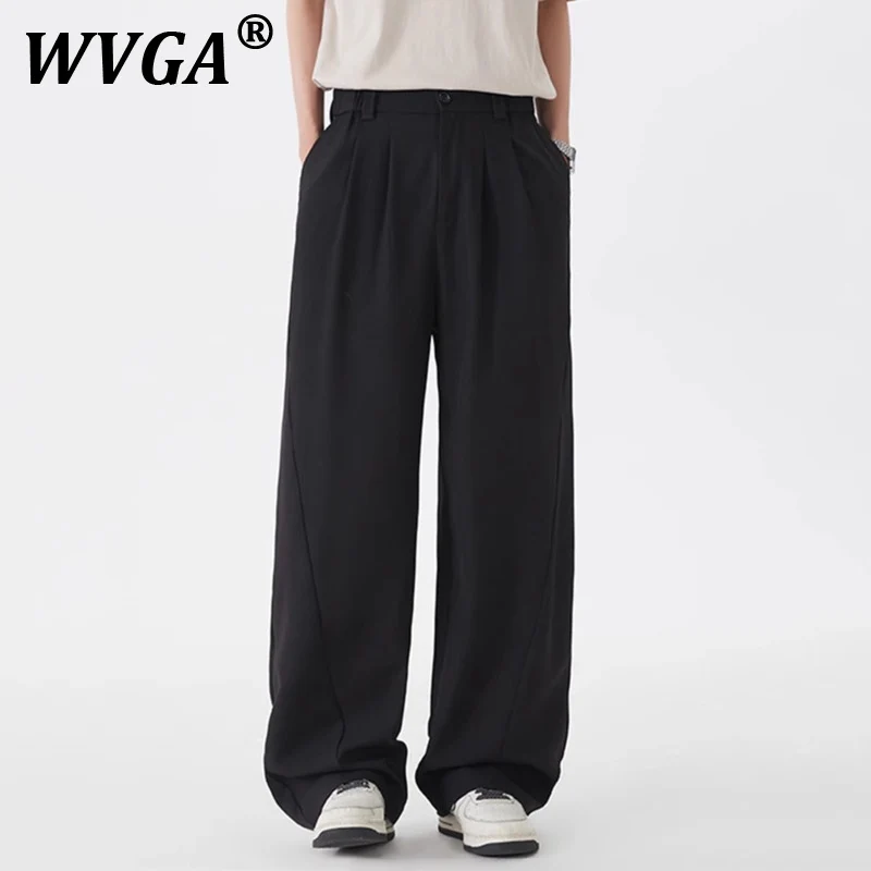 WVGA Spring Summer New Men Tide High Street Patchwork Design Fashion Draped Pockets Niche Loose Casual Straight Suit Pants W8576
WVGA Spring Summer New Men Tide High Street Patchwork Design Fashion Draped Pockets Niche Loose Casual Straight Suit Pants W8576