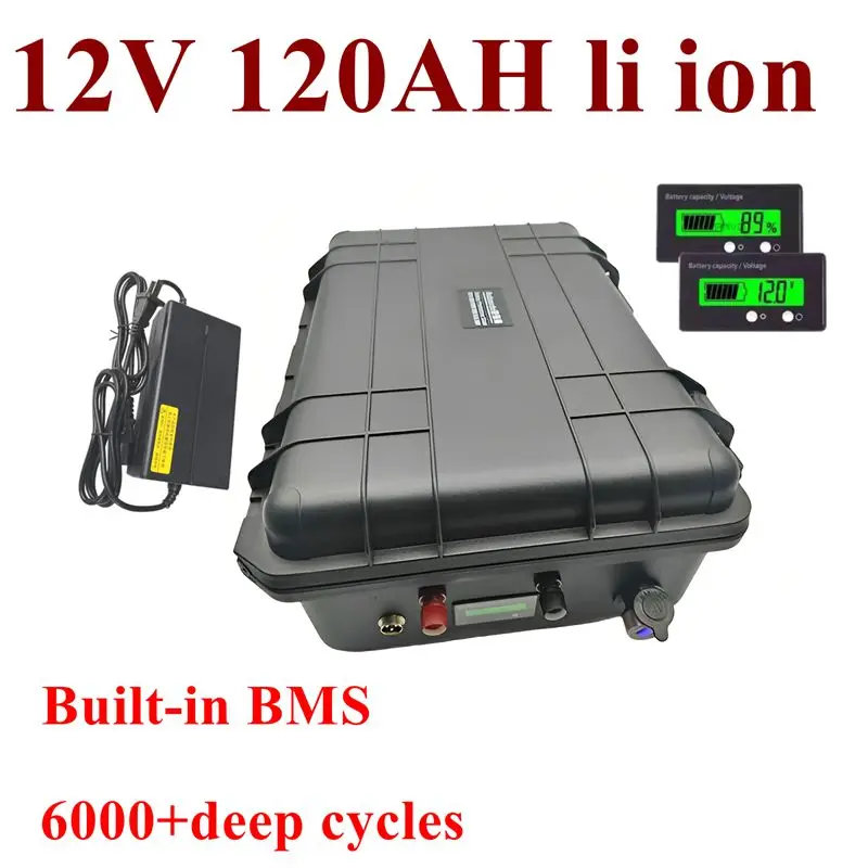 waterproof 12V 120Ah lithium ion battery li ion with Cigarette lighter USB for solar energy inverter beach cruiser +10A Charegr
waterproof 12V 120Ah lithium ion battery li ion with Cigarette lighter USB for solar energy inverter beach cruiser +10A Charegr