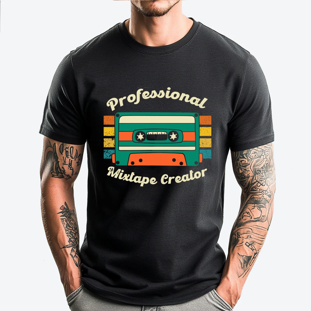 Professional Mixtape Creator Music Lover Cassette Plain T Shirts Wholesale T Shirt Homme Graphic Tees
Professional Mixtape Creator Music Lover Cassette Plain T Shirts Wholesale T Shirt Homme Graphic Tees
