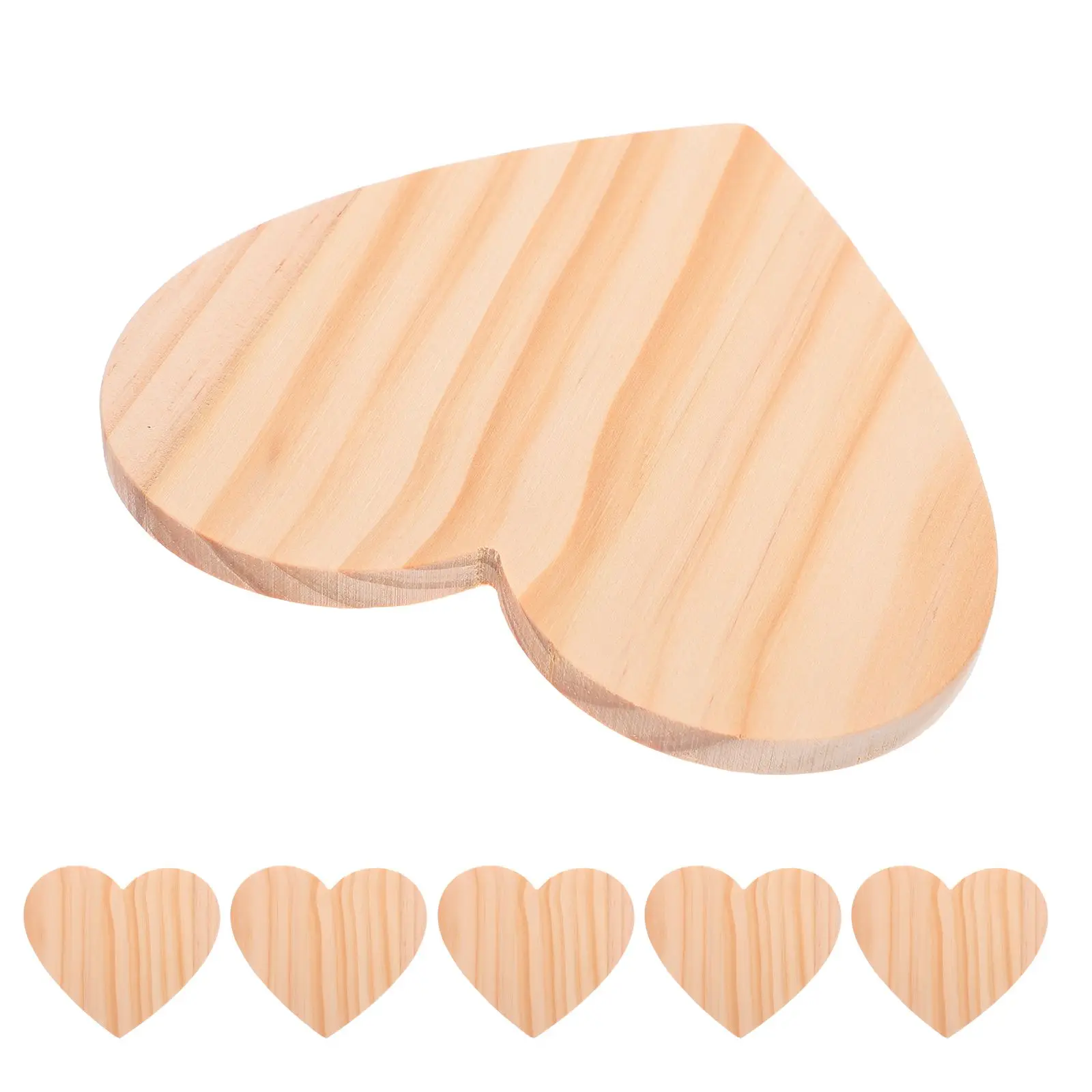 6pcs Wooden Coasters Heart Shaped Reusable Natural Material Heat Nonslip Design Home Office Cafe Table
6pcs Wooden Coasters Heart Shaped Reusable Natural Material Heat Nonslip Design Home Office Cafe Table