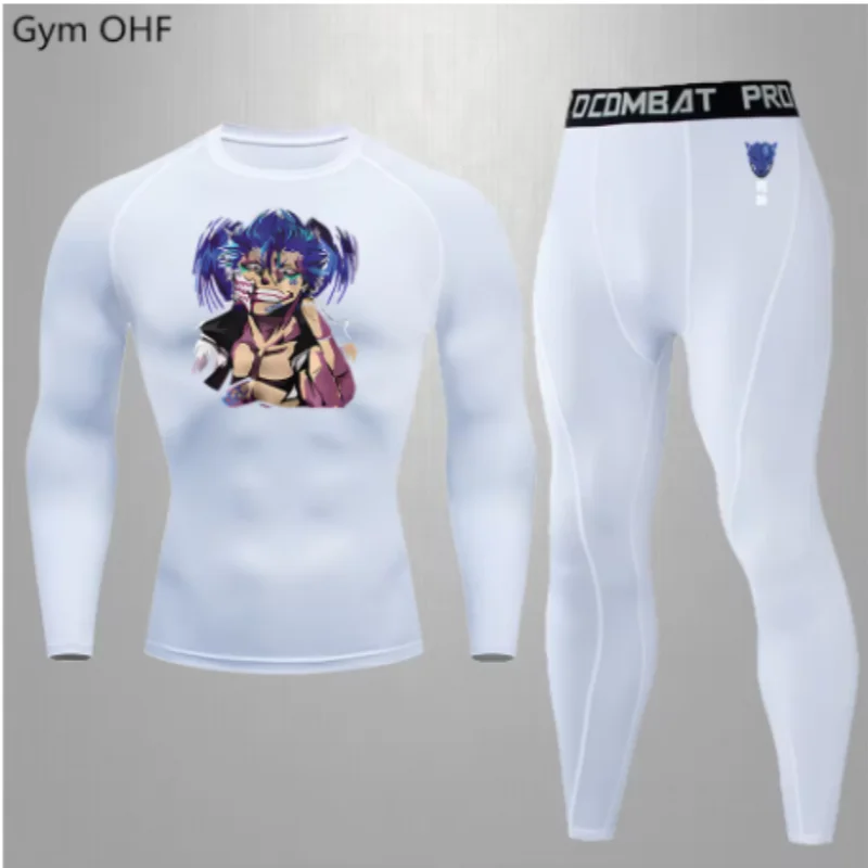 2pcs Men's Compression Sportswear Suit GYM Tight Sports Yoga Sets Workout Jogging MMA Fitness Clothing Tracksuit Pants Sporting
2pcs Men's Compression Sportswear Suit GYM Tight Sports Yoga Sets Workout Jogging MMA Fitness Clothing Tracksuit Pants Sporting