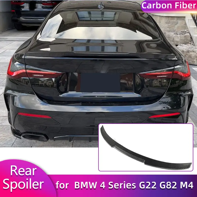 Full Carbon Fiber Rear Trunk Spoiler Wings for BMW 4 Series G22 G82 M4 Coupe 2021-2023 Car Racing Rear Spoiler Boot Wing Lip
Full Carbon Fiber Rear Trunk Spoiler Wings for BMW 4 Series G22 G82 M4 Coupe 2021-2023 Car Racing Rear Spoiler Boot Wing Lip