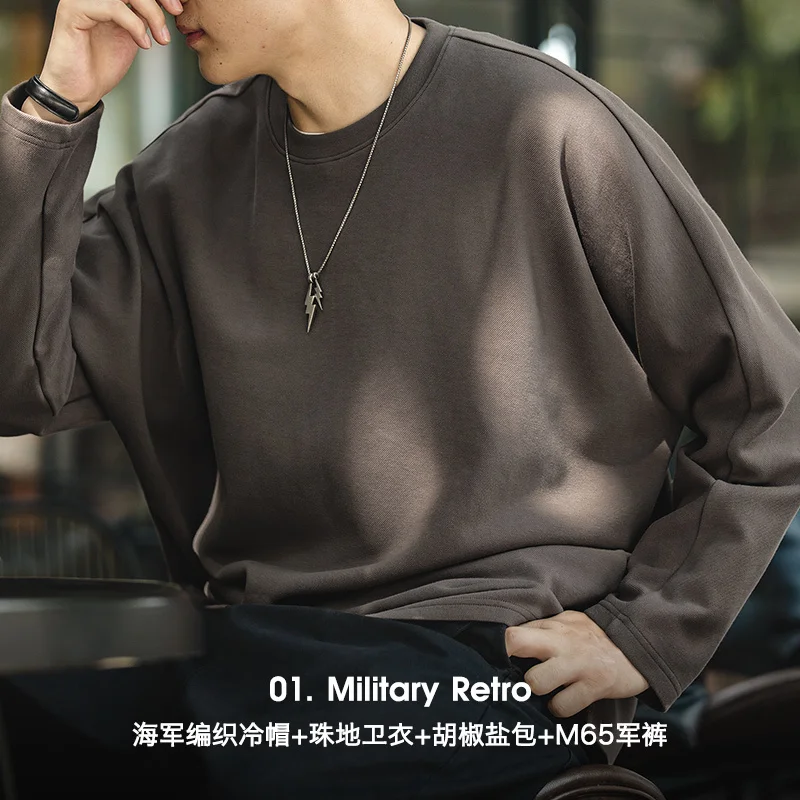 Maden Men's Oversize 340G Sweatshirts Long sleeve Top Casual Pullover Sweatershirt Fashion Outerwear Hip Hop Loose Sold Hoodies
Maden Men's Oversize 340G Sweatshirts Long sleeve Top Casual Pullover Sweatershirt Fashion Outerwear Hip Hop Loose Sold Hoodies