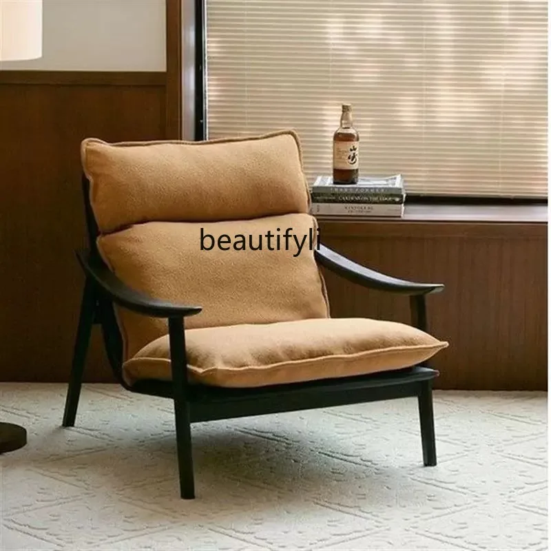 Leisure Antique Single-Seat Sofa Chair Vintage Lambswool Removable and Washable Living Room Balcony Solid Wood Leisure Recliner
Leisure Antique Single-Seat Sofa Chair Vintage Lambswool Removable and Washable Living Room Balcony Solid Wood Leisure Recliner