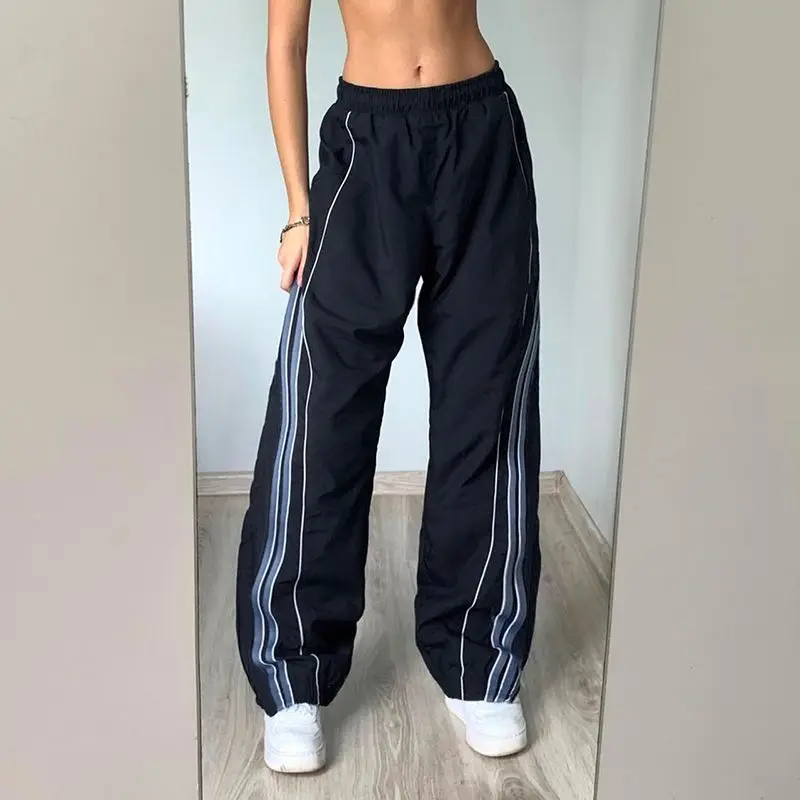 Модные спортивные брюки IAMHOTTY в полоску с контрастной скоростью, женские уличные модные американские повседневные брюки в стиле Vibe
Модные спортивные брюки IAMHOTTY в полоску с контрастной скоростью, женские уличные модные американские повседневные брюки в стиле Vibe