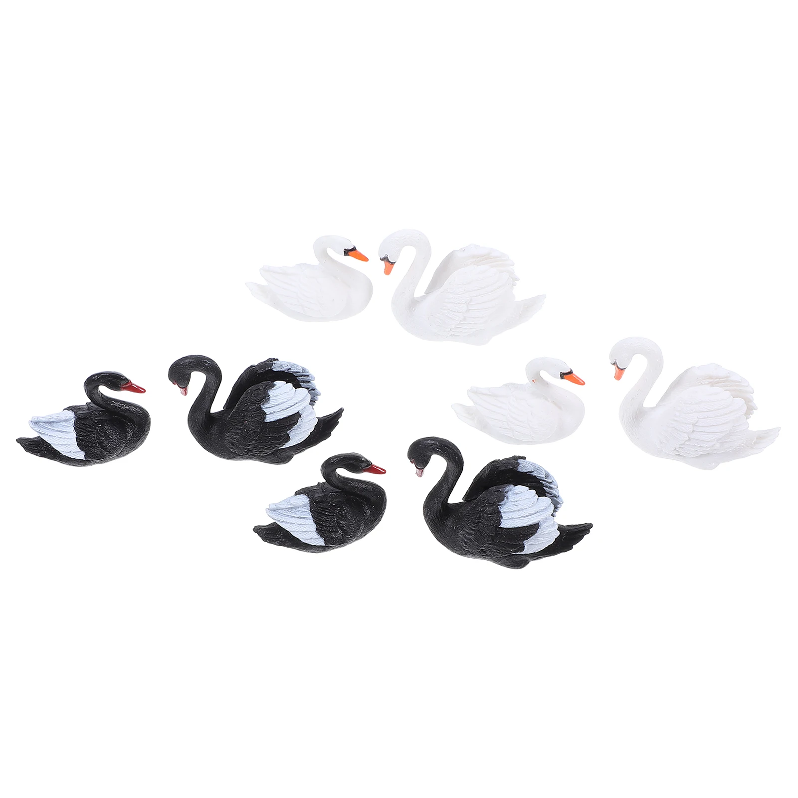8pcs Black White Swan Ornament Miniature Figurines Small Lovers Decorations Home Couple Statue DIY Car
8pcs Black White Swan Ornament Miniature Figurines Small Lovers Decorations Home Couple Statue DIY Car