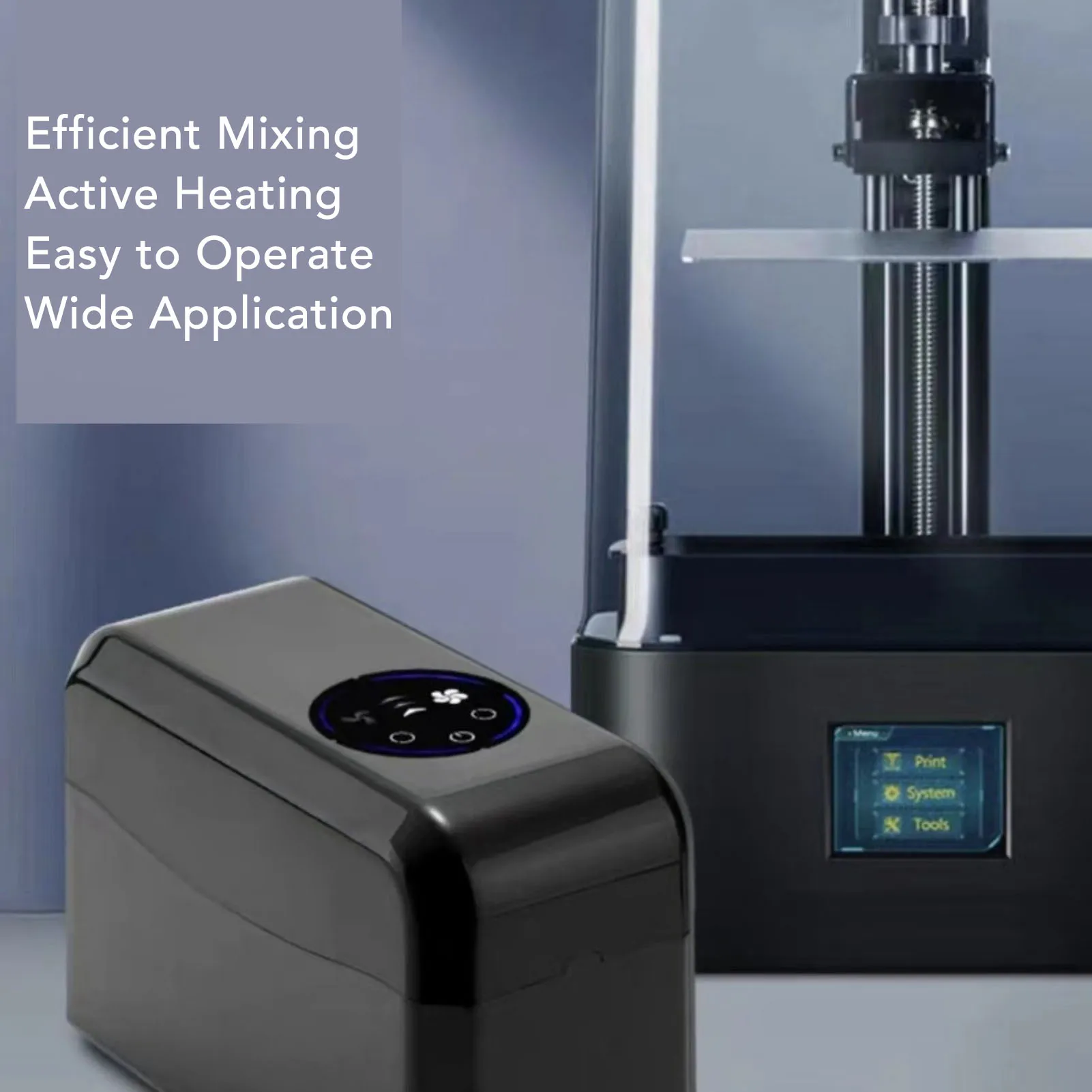 Resin Heating Mixer 48W LED Display Screen Photosensitive Resin Mixer Surround Heating Wide Compatibility for 250g 500g 1000g
Resin Heating Mixer 48W LED Display Screen Photosensitive Resin Mixer Surround Heating Wide Compatibility for 250g 500g 1000g