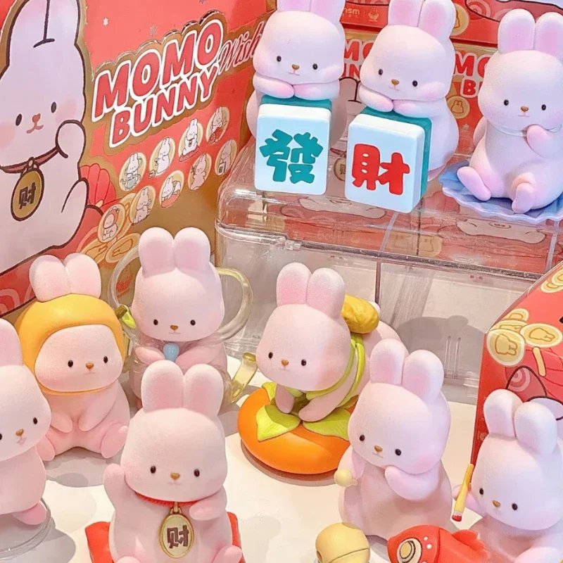 MOMO Bunny Wish Series Blind Box Toys Kawaii Anime Action Figure Mystery Box Cute Rabbit Doll Desktop Ornaments Collection Gifts
MOMO Bunny Wish Series Blind Box Toys Kawaii Anime Action Figure Mystery Box Cute Rabbit Doll Desktop Ornaments Collection Gifts