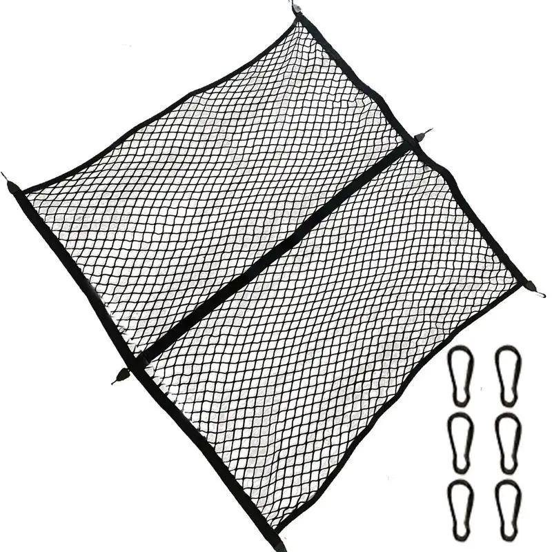 Truck Cargo Net Elastic Carrier Net With 6 Carabiners Heavy Duty Net Organizer Mesh Organizer For Pickups Trucks Trailers SUV
Truck Cargo Net Elastic Carrier Net With 6 Carabiners Heavy Duty Net Organizer Mesh Organizer For Pickups Trucks Trailers SUV