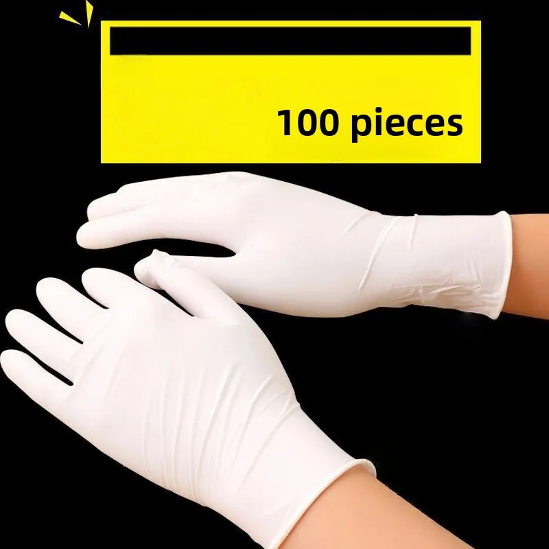 100PCS 9-inch Disposable Latex Gloves Without Powder, Wear-resistant Rubber Cleaning, Used for Labor
100PCS 9-inch Disposable Latex Gloves Without Powder, Wear-resistant Rubber Cleaning, Used for Labor