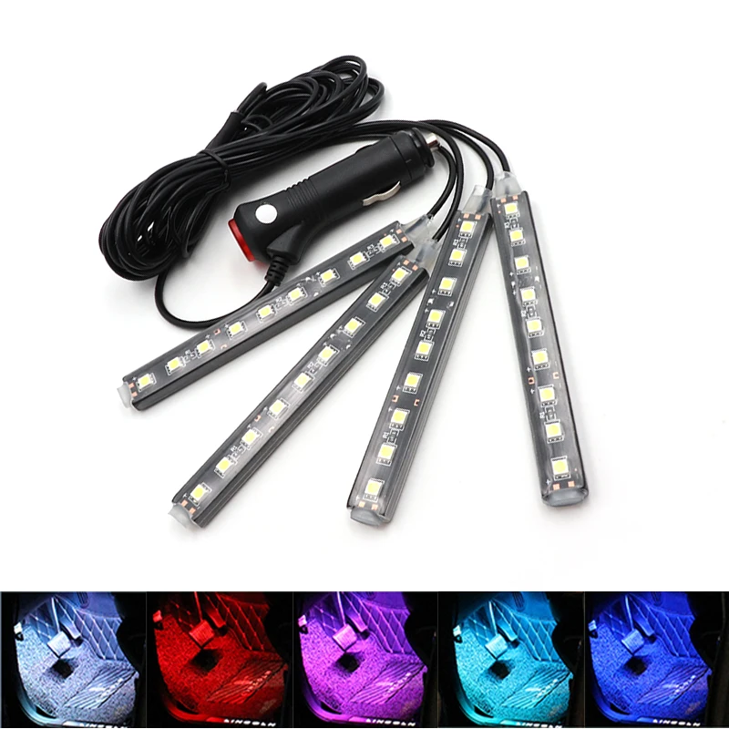 Niscarda Multicolor Car 36 LED Interior Atmosphere Lights Dash Floor Foot Strip Lights Cigarette Lighter Adapter Decorative Lamp
Niscarda Multicolor Car 36 LED Interior Atmosphere Lights Dash Floor Foot Strip Lights Cigarette Lighter Adapter Decorative Lamp