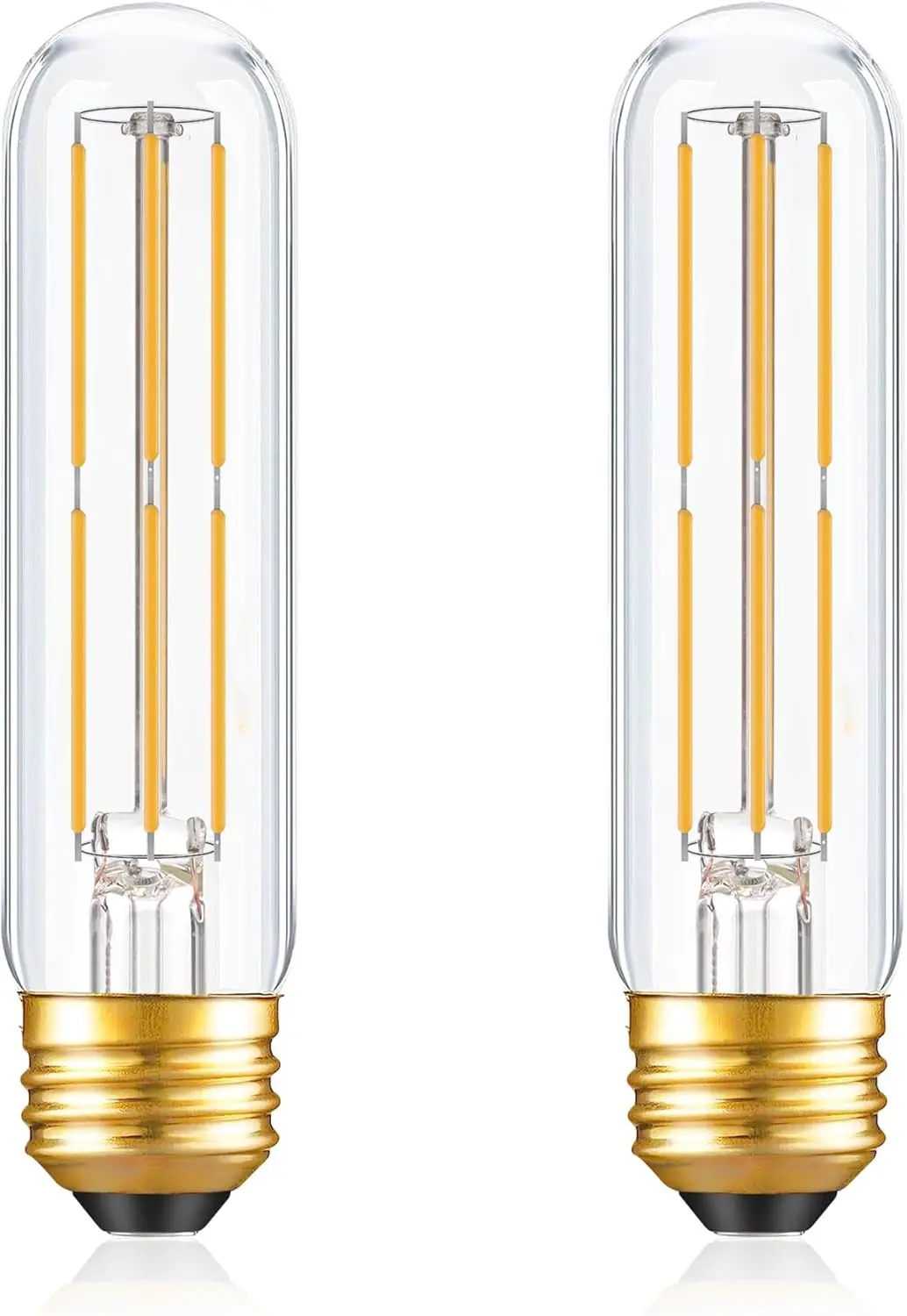 Dimmable E26 T10 LED Bulb 6W(60W), 2700K Soft White 600LM, 2 Pack for Curio Cabinet, Piano, Chandelier
Dimmable E26 T10 LED Bulb 6W(60W), 2700K Soft White 600LM, 2 Pack for Curio Cabinet, Piano, Chandelier