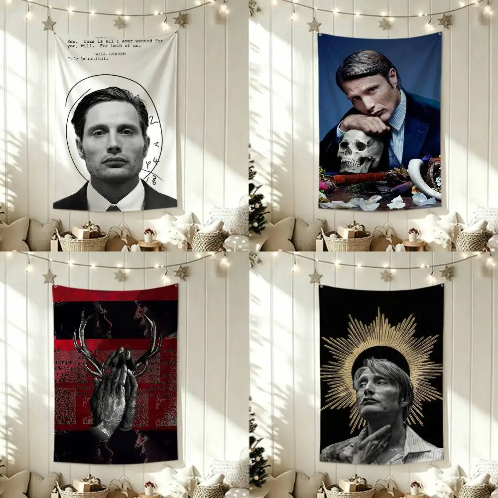 M-Mads M-Mikkelsen H-Hannibal Face Flags Wall Hanging Tapestry Outdoor Garage Room Decorative flag Background Blanket
M-Mads M-Mikkelsen H-Hannibal Face Flags Wall Hanging Tapestry Outdoor Garage Room Decorative flag Background Blanket