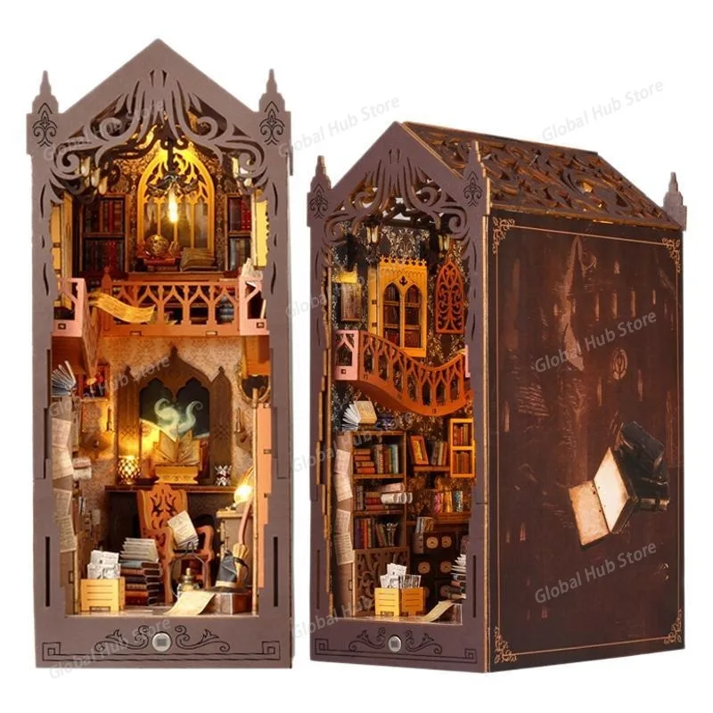 DIY Cottage Assembly Model House Birthday Gift Creative Gift Wood Making Handmade Magic Library
DIY Cottage Assembly Model House Birthday Gift Creative Gift Wood Making Handmade Magic Library