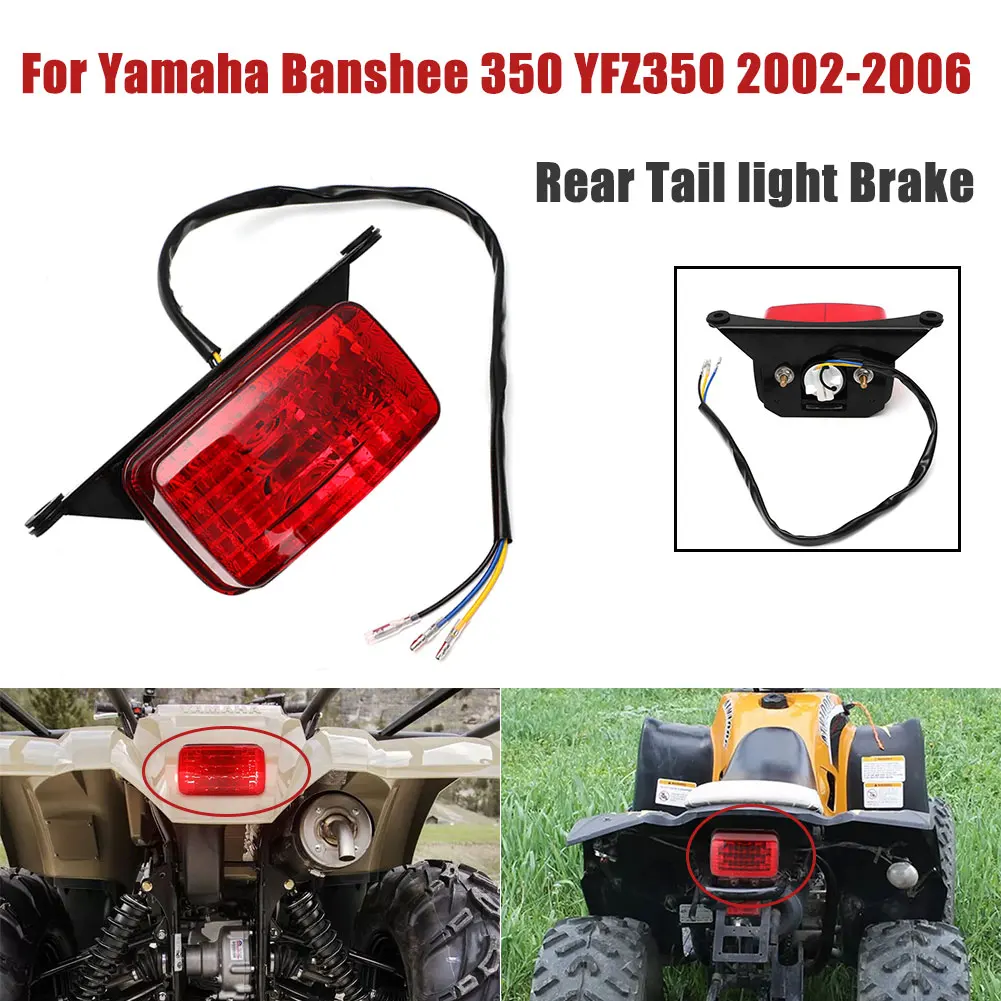 Для Yamaha Banshee 350 YFZ350 2002-2006 Breeze 125 YFA1 Warrior 350 YFM350X Grizzly 125 светодиодный задний фонарь для мотоцикла, линза и кронштейн
Для Yamaha Banshee 350 YFZ350 2002-2006 Breeze 125 YFA1 Warrior 350 YFM350X Grizzly 125 светодиодный задний фонарь для мотоцикла, линза и кронштейн