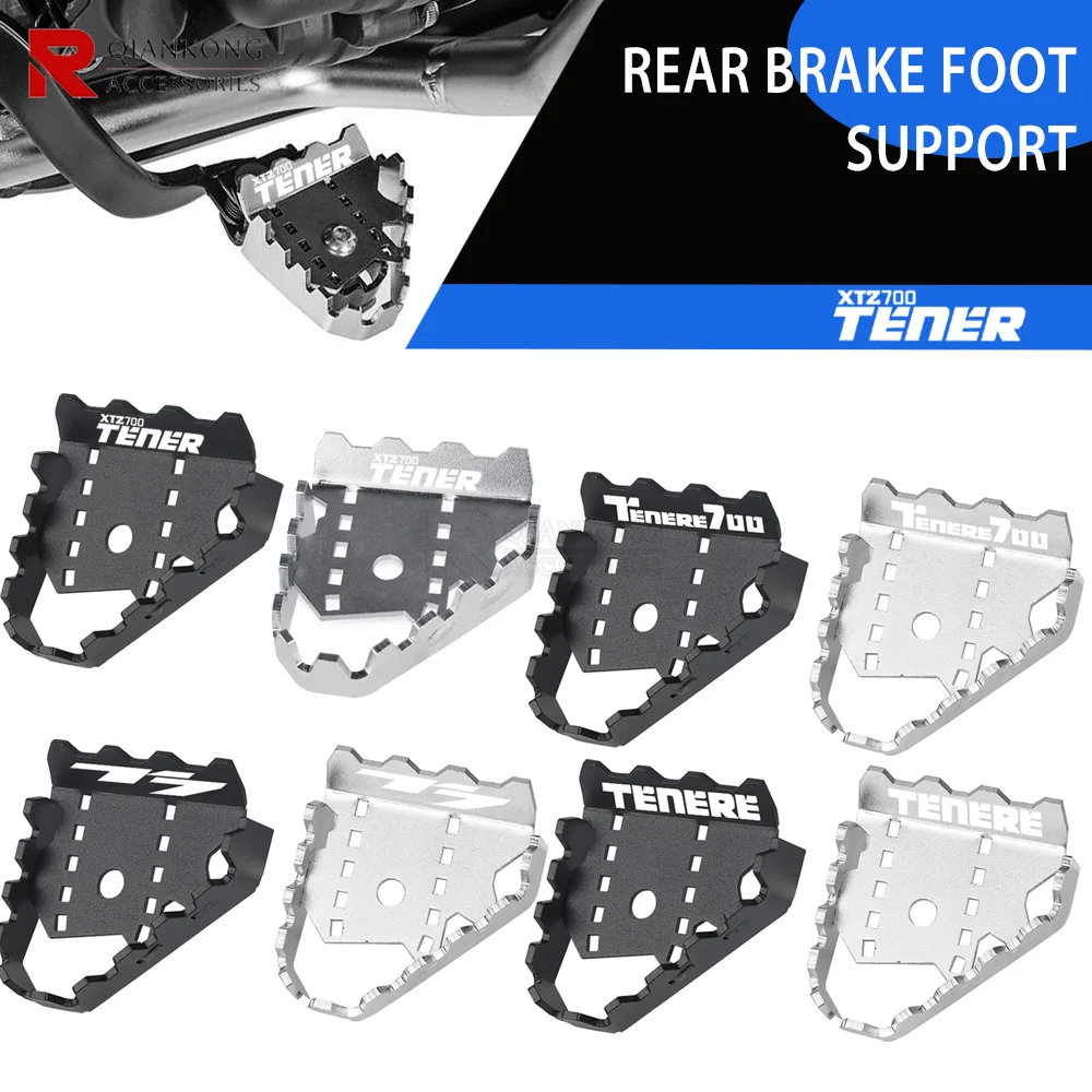 Tenere 700 Motorcycle Rear Foot Brake Lever Pedal Enlarge Extension Peg Pad Extender For Yanaha Tenere700 T7 XTZ700 2019-2024 
Tenere 700 Motorcycle Rear Foot Brake Lever Pedal Enlarge Extension Peg Pad Extender For Yanaha Tenere700 T7 XTZ700 2019-2024