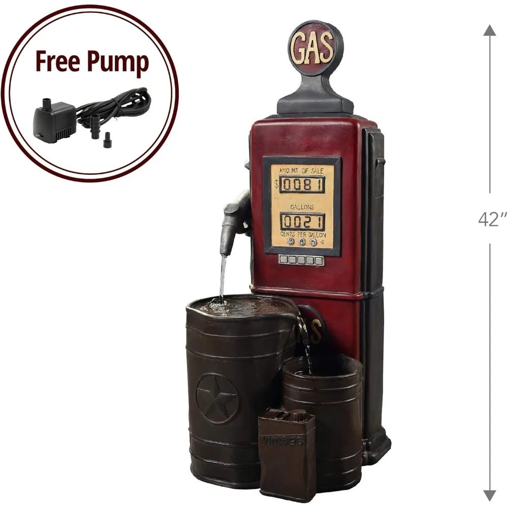 3-х уровневый фонтан-водопад в винтажном стиле с насосом для патио, сада и террасы
3-х уровневый фонтан-водопад в винтажном стиле с насосом для патио, сада и террасы