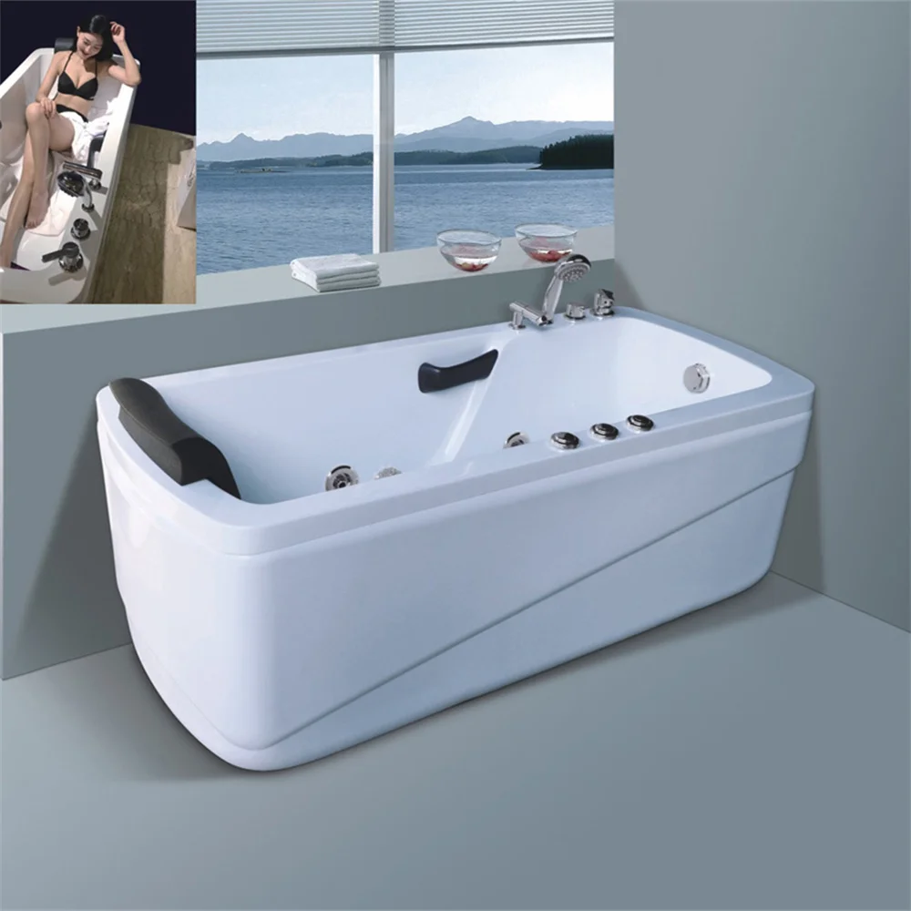 Free Standing Acrylic Massage Bathtub Whirlpool Bath Tub for One People
Free Standing Acrylic Massage Bathtub Whirlpool Bath Tub for One People