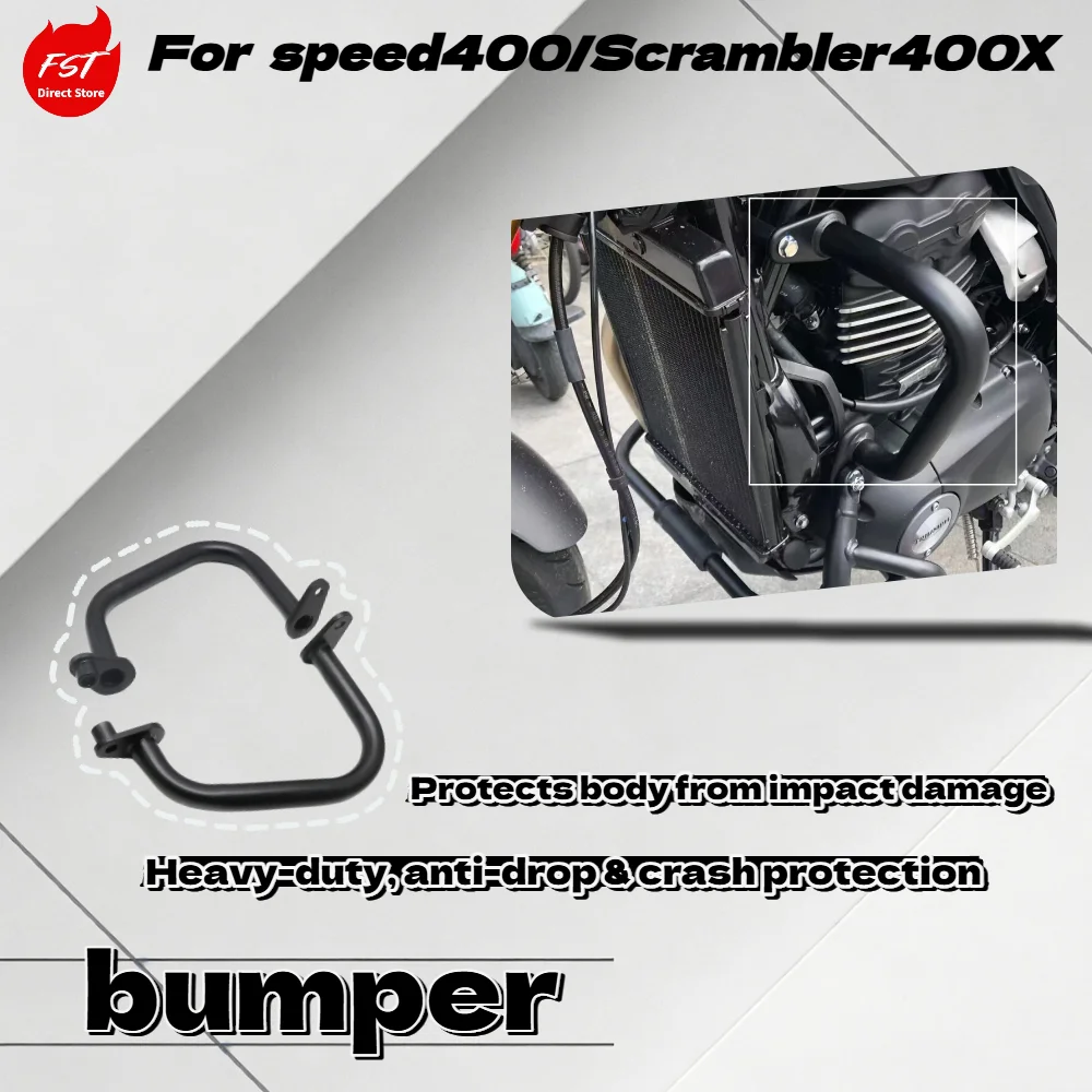 For Scrambler 400X Speed 400 Motorcycle Engine Crash Guard Frame Protector Anti-collision Bumper Mod Parts
For Scrambler 400X Speed 400 Motorcycle Engine Crash Guard Frame Protector Anti-collision Bumper Mod Parts