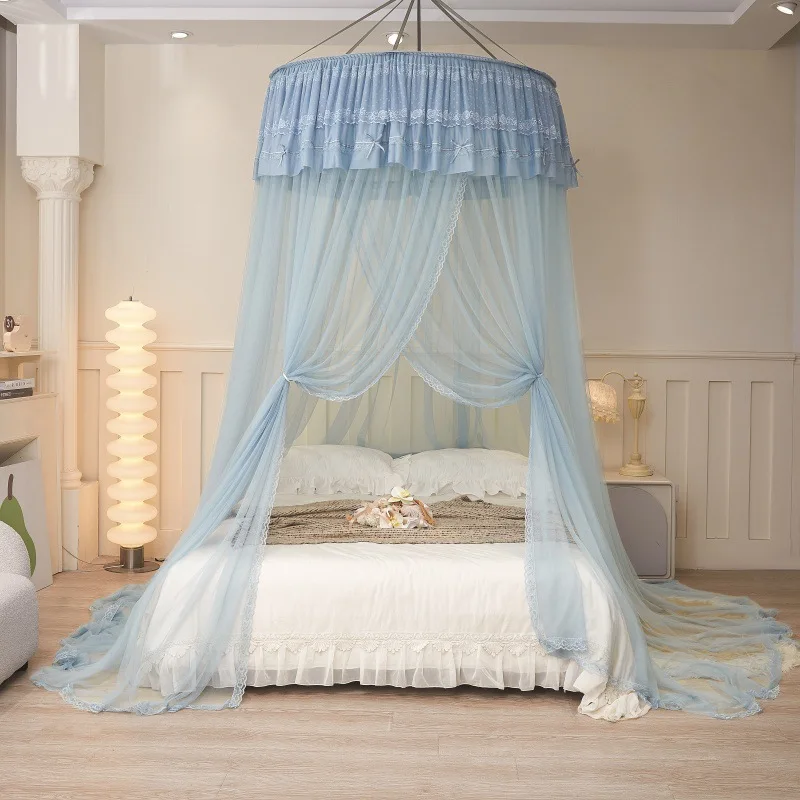 Summer Princess Style Dome Mosquito Net No-Assembly Floor-Standing Bed Canopy Thickened Encrypted Fiberglass Mesh Curtain
Summer Princess Style Dome Mosquito Net No-Assembly Floor-Standing Bed Canopy Thickened Encrypted Fiberglass Mesh Curtain