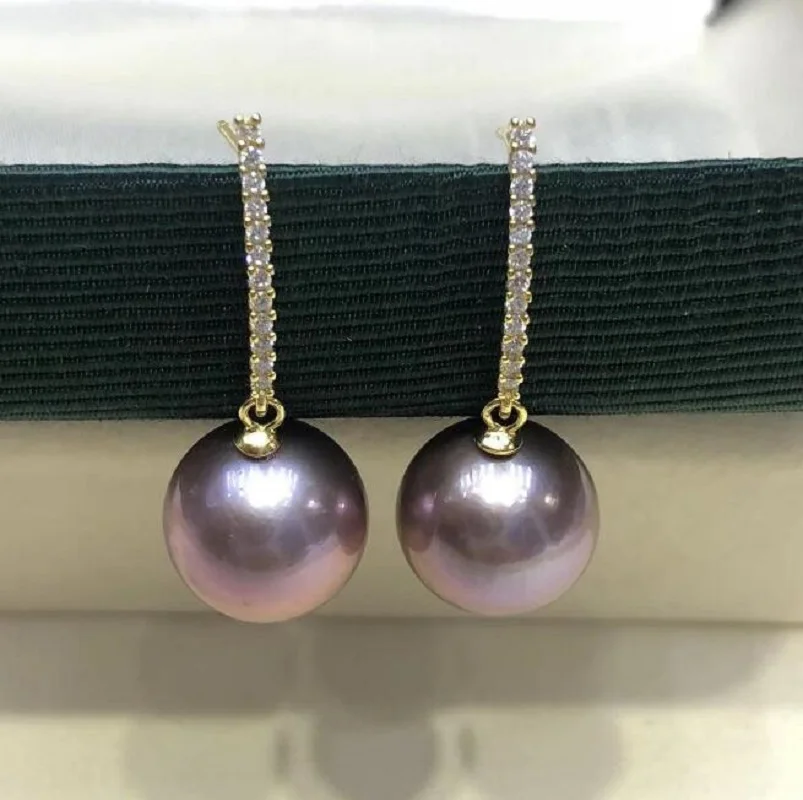 charming pair of 10-11mm south sea round purple pearl earring 925s earings earrings for women real pearl
charming pair of 10-11mm south sea round purple pearl earring 925s earings earrings for women real pearl