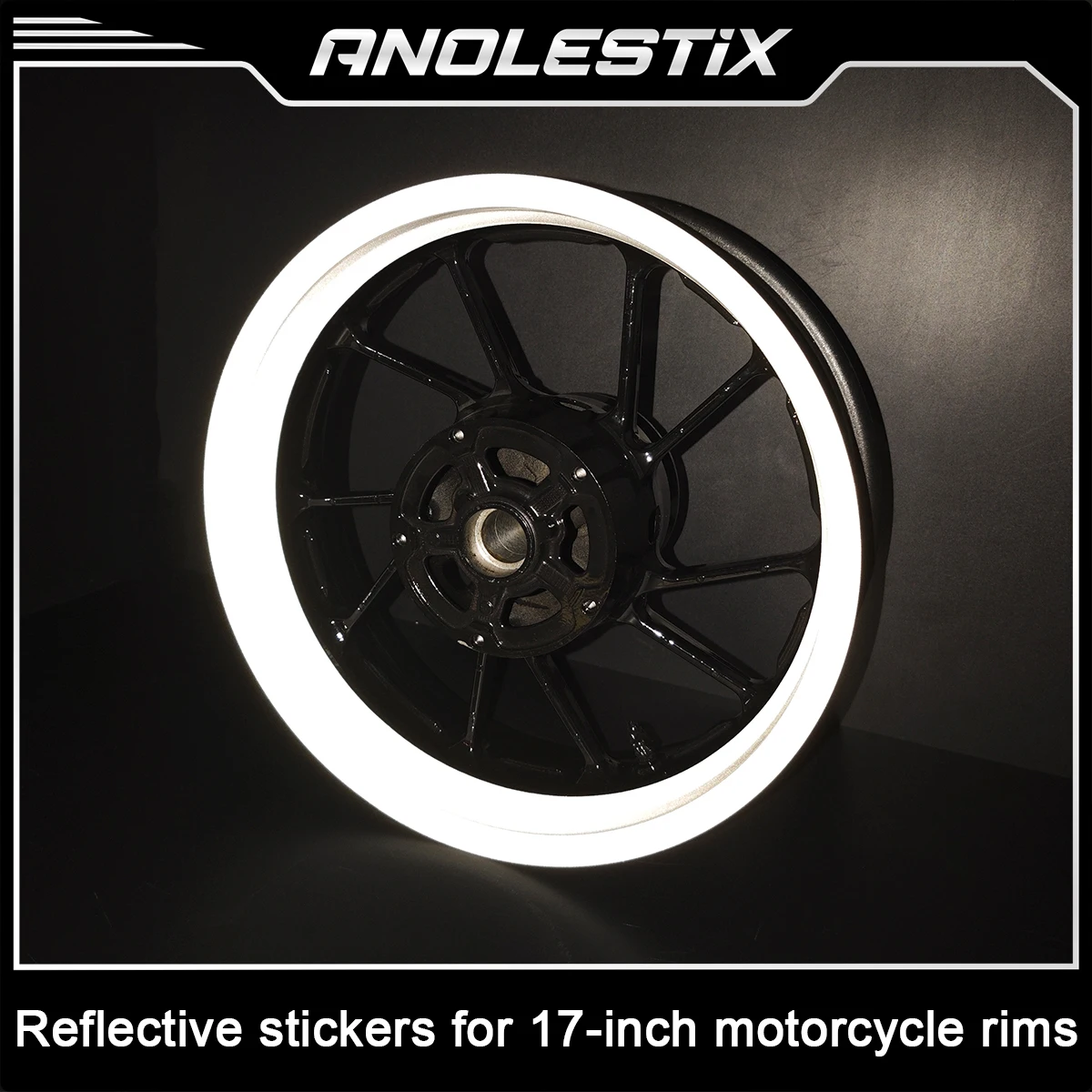 AnoleStix 17 Inchs Fits For YAMAHA Honda Kawasaki Suzuki BMW KTM Motorcycle Reflective Wheel Stickers Hub Decal Rim Stripe
AnoleStix 17 Inchs Fits For YAMAHA Honda Kawasaki Suzuki BMW KTM Motorcycle Reflective Wheel Stickers Hub Decal Rim Stripe