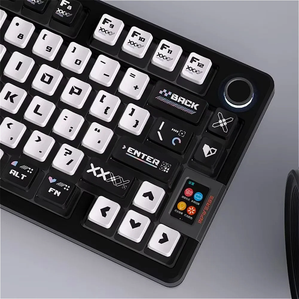 PBT material 122 keys OEM black and white, transparent keycaps, printed, suitable for mechanical keyboard keycaps
PBT material 122 keys OEM black and white, transparent keycaps, printed, suitable for mechanical keyboard keycaps