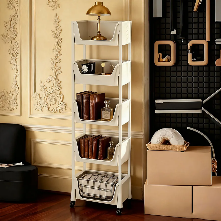 3/5-ярусная пластиковая стеллажная система, многофункциональная стойка для хранения и организации, напольный стеллаж для экономии пространства
3/5-ярусная пластиковая стеллажная система, многофункциональная стойка для хранения и организации, напольный стеллаж для экономии пространства