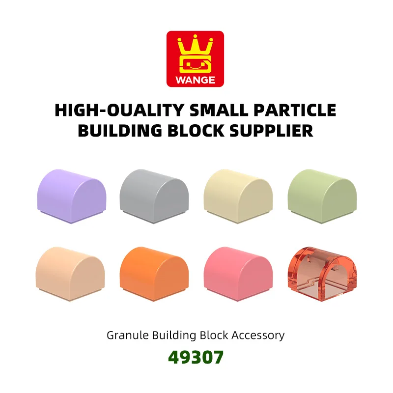 WANGE 49307 100g/416PCS 1x1x2/3 Double Curved Top Building Blocks MOC Slope Compatible with Brick Children Toys Gift Boxmoc bric
WANGE 49307 100g/416PCS 1x1x2/3 Double Curved Top Building Blocks MOC Slope Compatible with Brick Children Toys Gift Boxmoc bric