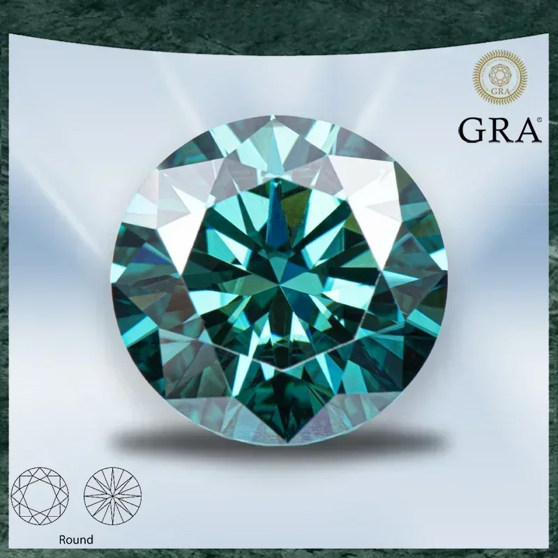 Moissanite Stone Round Shape Natural Colour Emerald Green Color VVS1 with GRA Certificate Charms Beads Jewelry Making Materials
Moissanite Stone Round Shape Natural Colour Emerald Green Color VVS1 with GRA Certificate Charms Beads Jewelry Making Materials