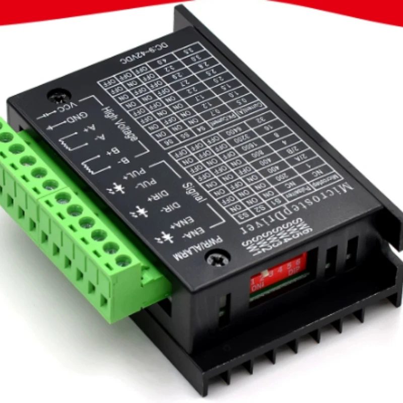 42/57 Stepper Motor Driver TB6600 Upgraded 32 Subdivision 4.0A 42V (Pulse 3-24V) Fast Delivery
42/57 Stepper Motor Driver TB6600 Upgraded 32 Subdivision 4.0A 42V (Pulse 3-24V) Fast Delivery