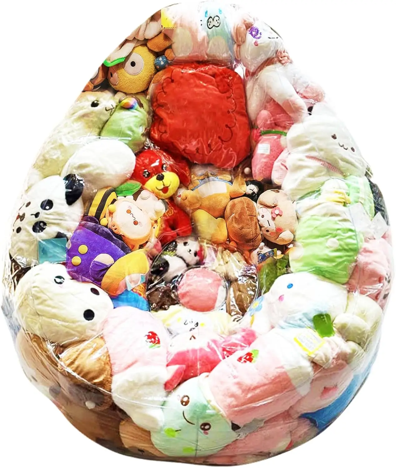 Extra Large 150L Clear Stuffed Animal Bean Bag Chair Cover Waterproof Toy Storage Organizer Easy Clean
Extra Large 150L Clear Stuffed Animal Bean Bag Chair Cover Waterproof Toy Storage Organizer Easy Clean