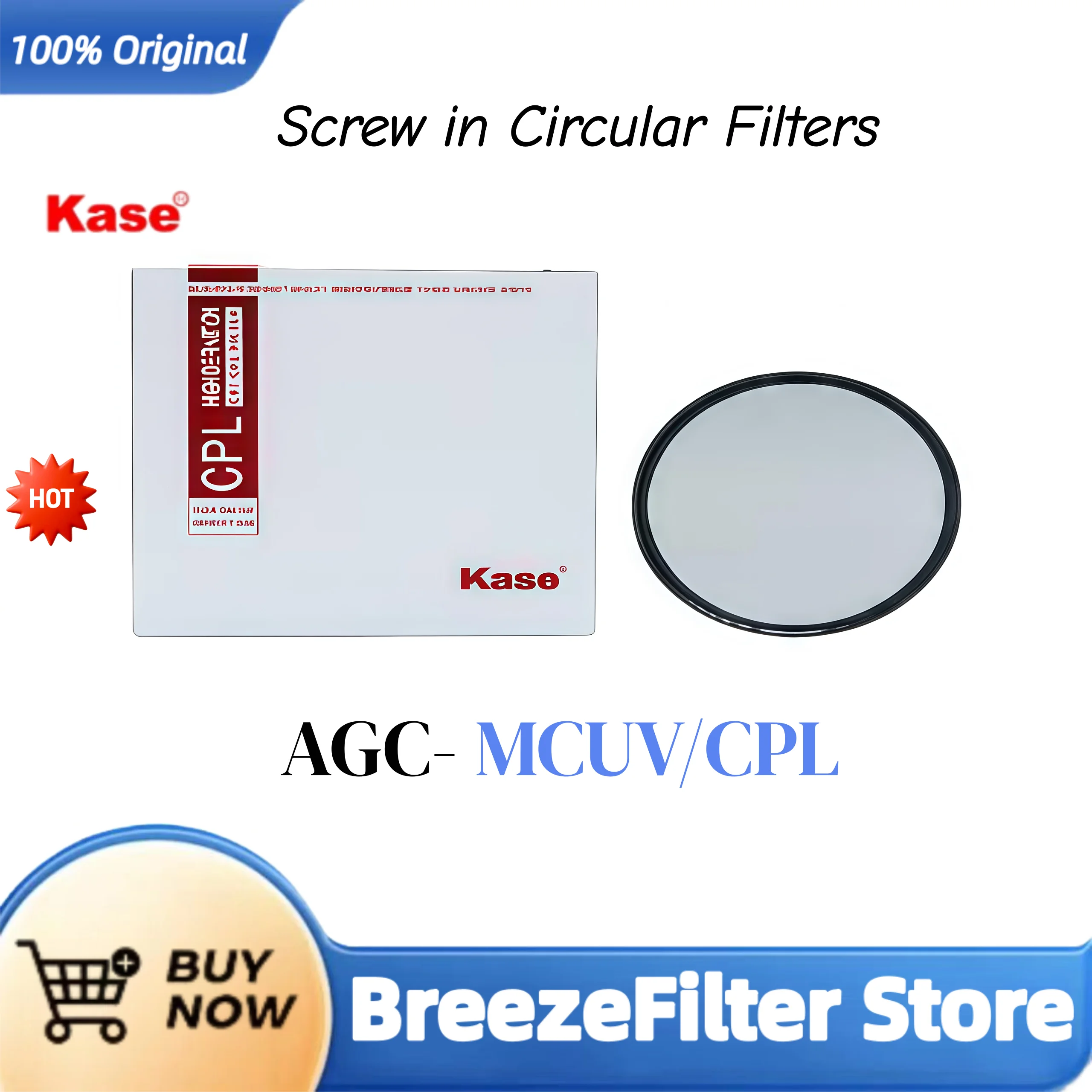 Kase AGC Optical Glass MCUV CPL 52/55/58/62/67/77/82/49mm Camera Lens Filter Circular Polarizer 12 Layer Coating
Kase AGC Optical Glass MCUV CPL 52/55/58/62/67/77/82/49mm Camera Lens Filter Circular Polarizer 12 Layer Coating