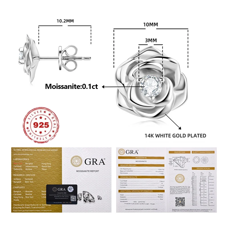 3mm Moissanite Розовая гвоздь для женщин 925 серебряный D цвет Круглый бриллиант Виртуальный гвоздь Подарок для девушек Твердость VVS1 освобождение от сборов за перевозку грузов Золотой гвоздь сережки женские украшения
3mm Moissanite Розовая гвоздь для женщин 925 серебряный D цвет Круглый бриллиант Виртуальный гвоздь Подарок для девушек Твердость VVS1 освобождение от сборов за перевозку грузов Золотой гвоздь сережки женские украшения