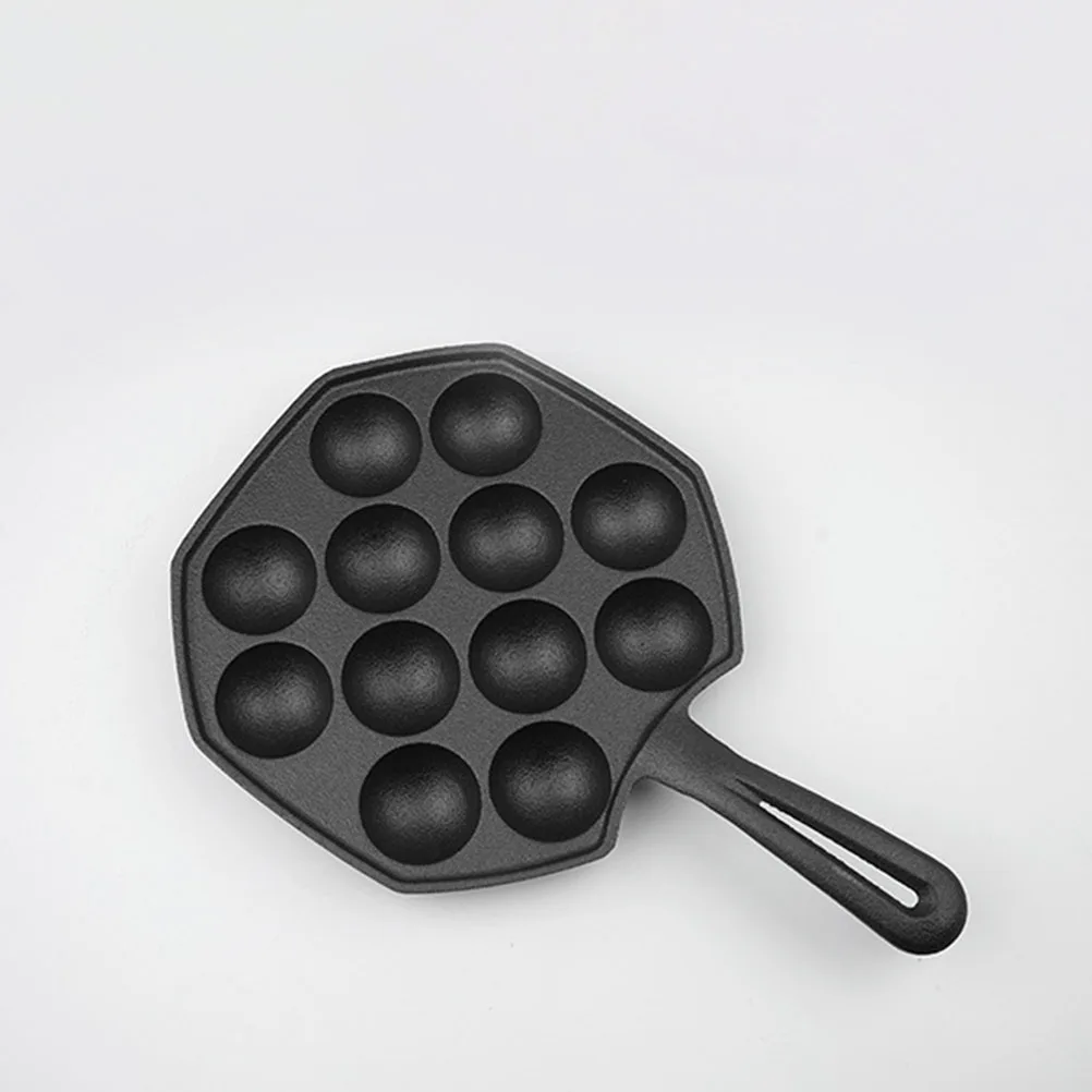 1 pc Cast Iron Pan Non-Stick Baking Tray Flat Base Kitchen Frying Pot Ergonomic Handle Meatball Mold Thick Iron
1 pc Cast Iron Pan Non-Stick Baking Tray Flat Base Kitchen Frying Pot Ergonomic Handle Meatball Mold Thick Iron